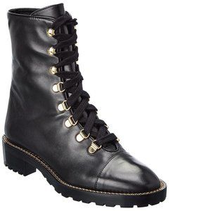 NWT ❤️Stuart Weitzman Kolbie Leather Combat Boot